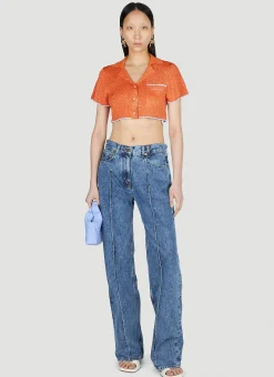 Le De Nimes Bordado Jeans>Jacquemus Online