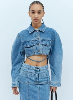 Le Haut De Nimes Corto Denim Jacket>Jacquemus Sale