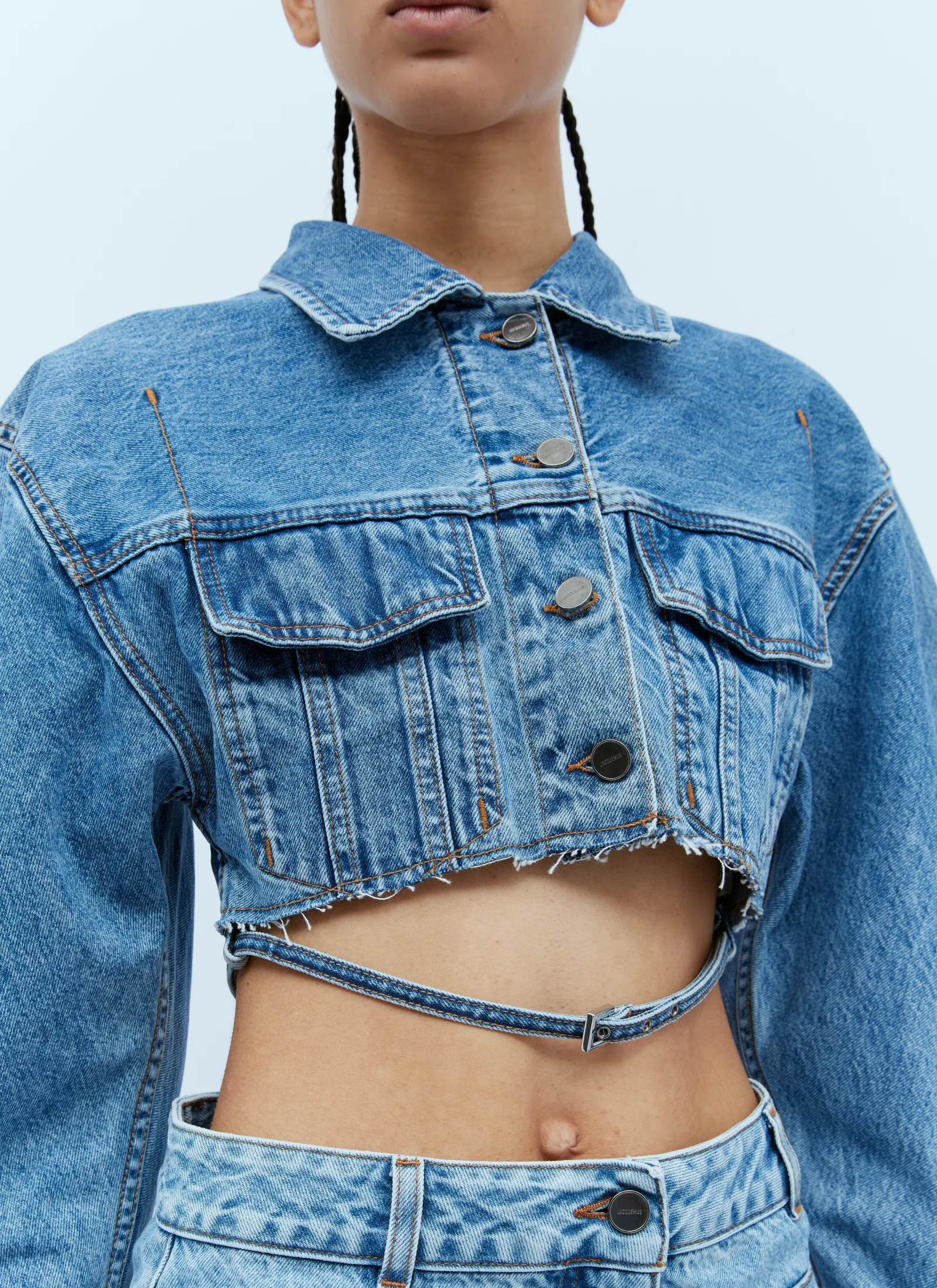 Le Haut De Nimes Corto Denim Jacket>Jacquemus Sale