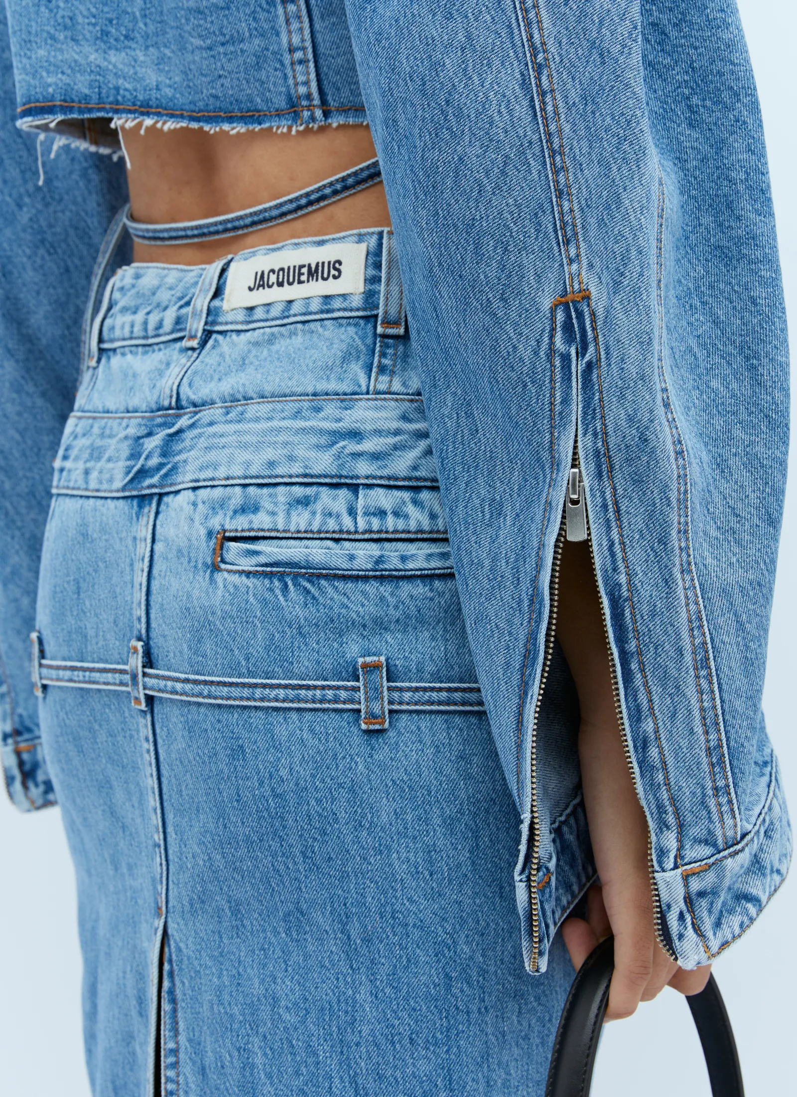 Le Haut De Nimes Corto Denim Jacket>Jacquemus Sale