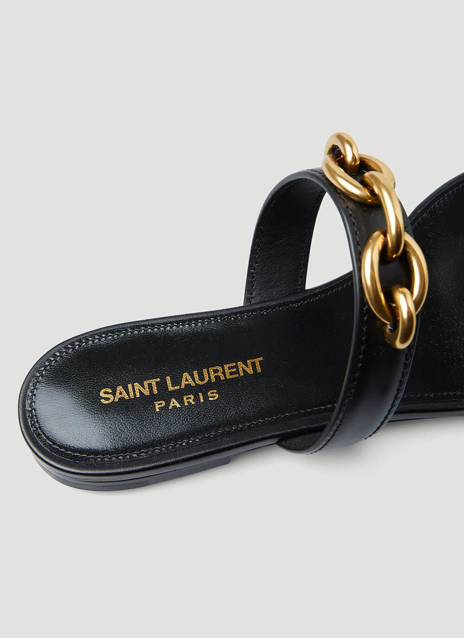 Le Mallion Flat Sandals>Saint Laurent Hot