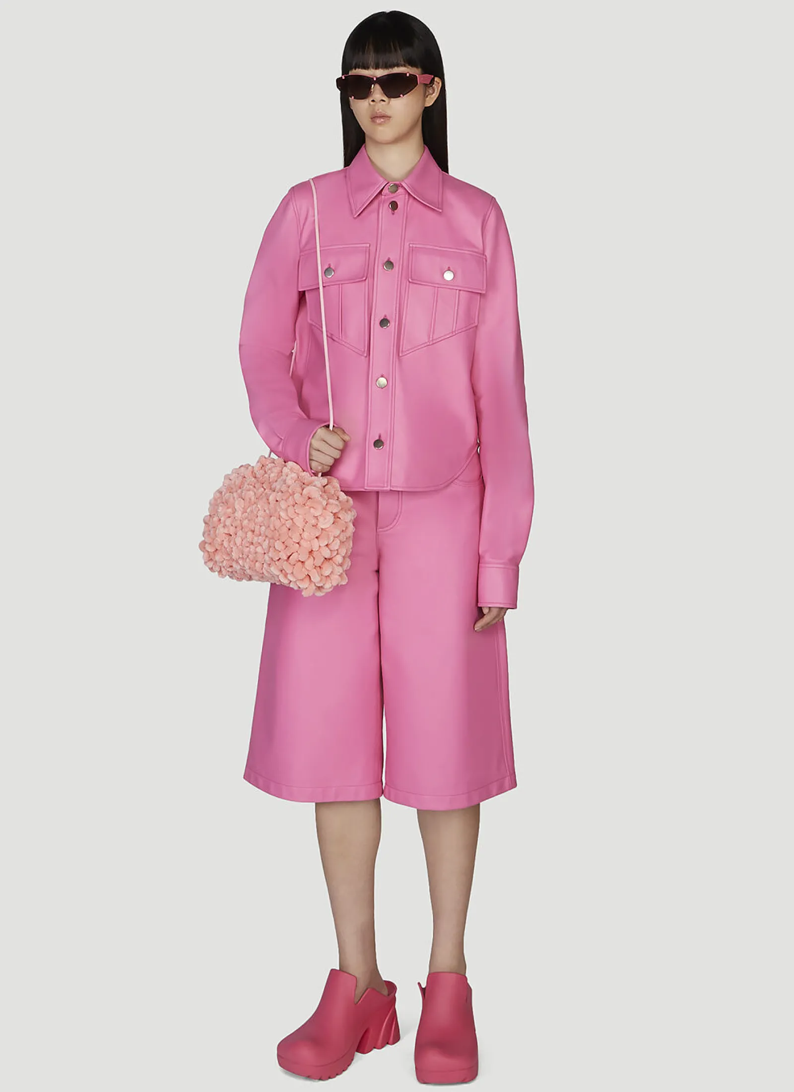 Leather Bermuda Shorts>Bottega Veneta New