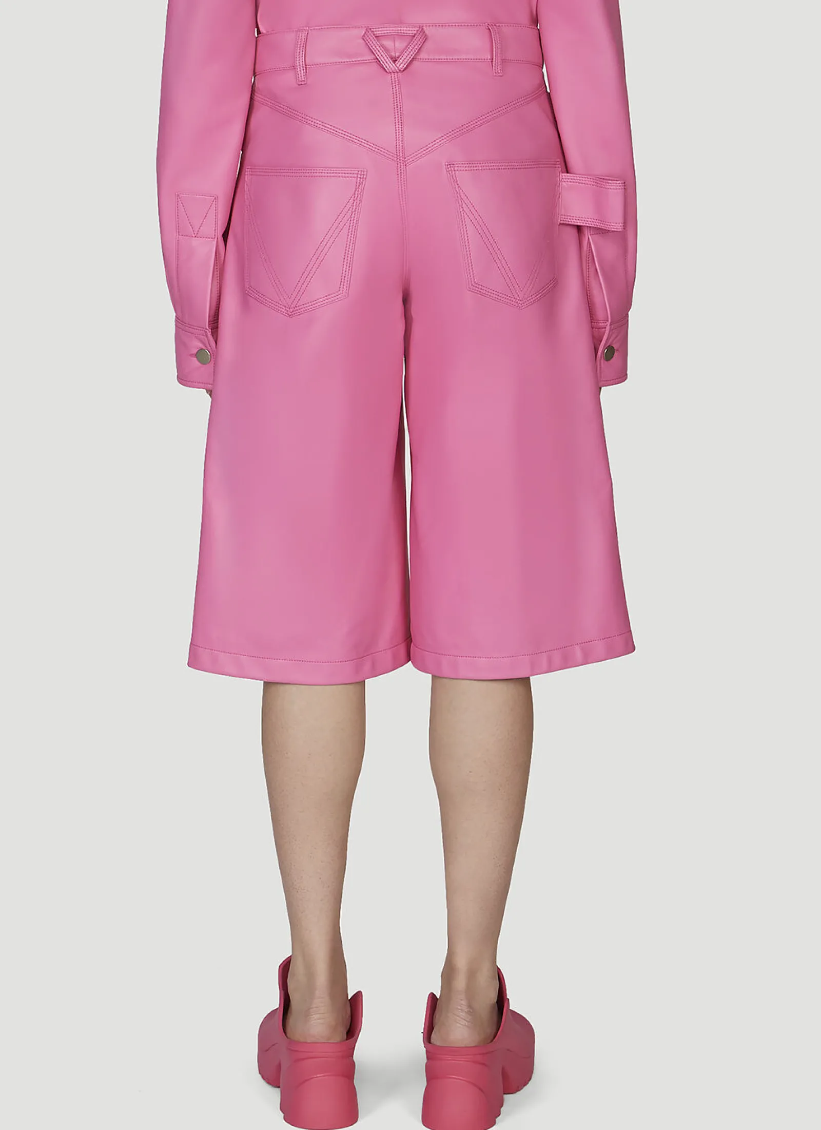 Leather Bermuda Shorts>Bottega Veneta New