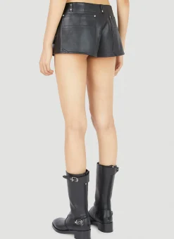 Leather Mini Shorts><noscript><img width=