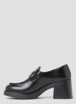 Leather Penny Loafers></noscript>Miu Miu Discount