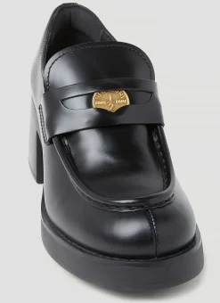 Leather Penny Loafers></noscript>Miu Miu Discount