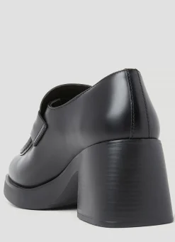 Leather Penny Loafers></noscript>Miu Miu Discount