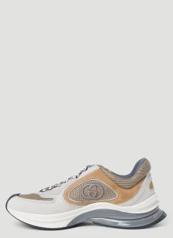 Men Gucci Sneakers^Leather Run Sneakers