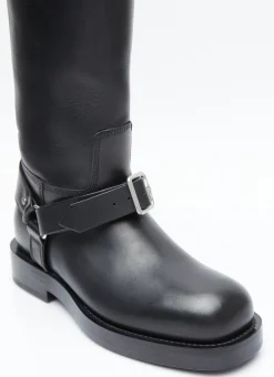 Leather Saddle Tall Boots></noscript>Burberry Sale