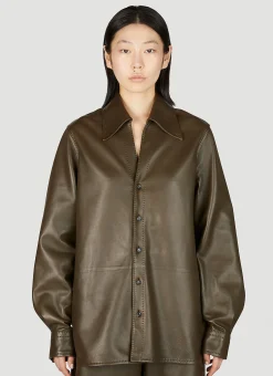 Leather Shirt>Bottega Veneta