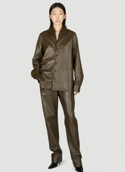 Leather Shirt>Bottega Veneta
