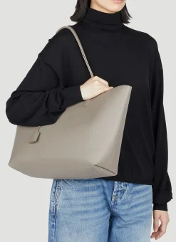 Leather Shopping Tote Bag>Saint Laurent Hot