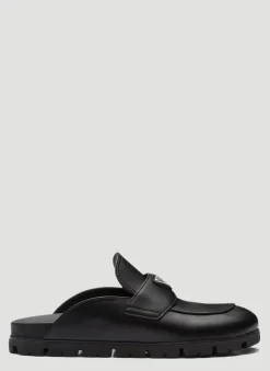 Leather Slip Ons>Prada Outlet