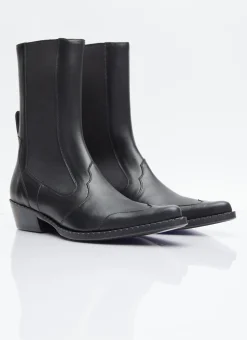 Leather Western Boots><noscript><img width=
