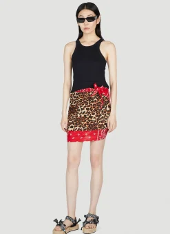 Leopard Motif Sarong Skirt>Arizona Love Online