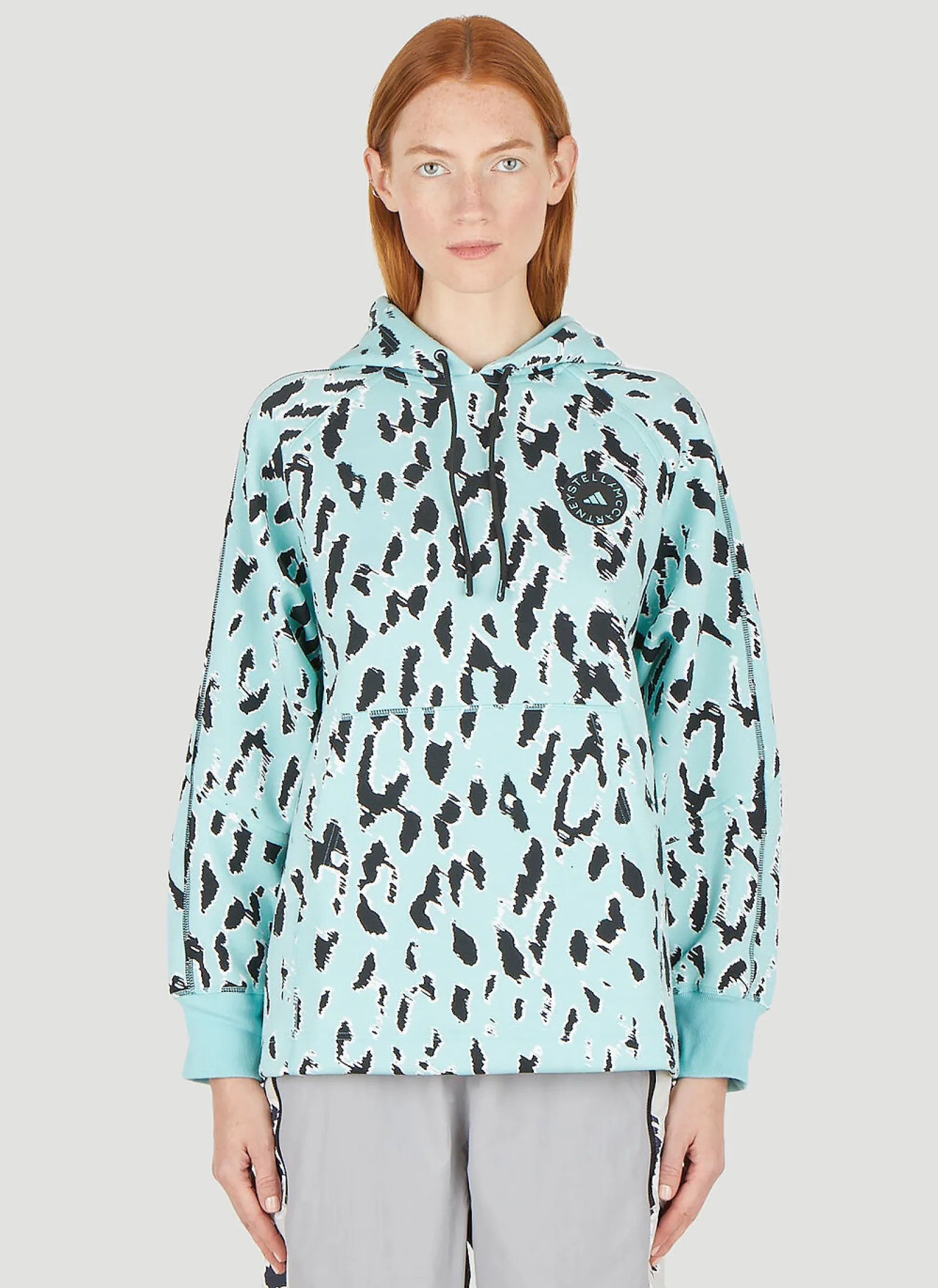 Leopard Print Hooded Sweatshirt>adidas by Stella McCartney Best