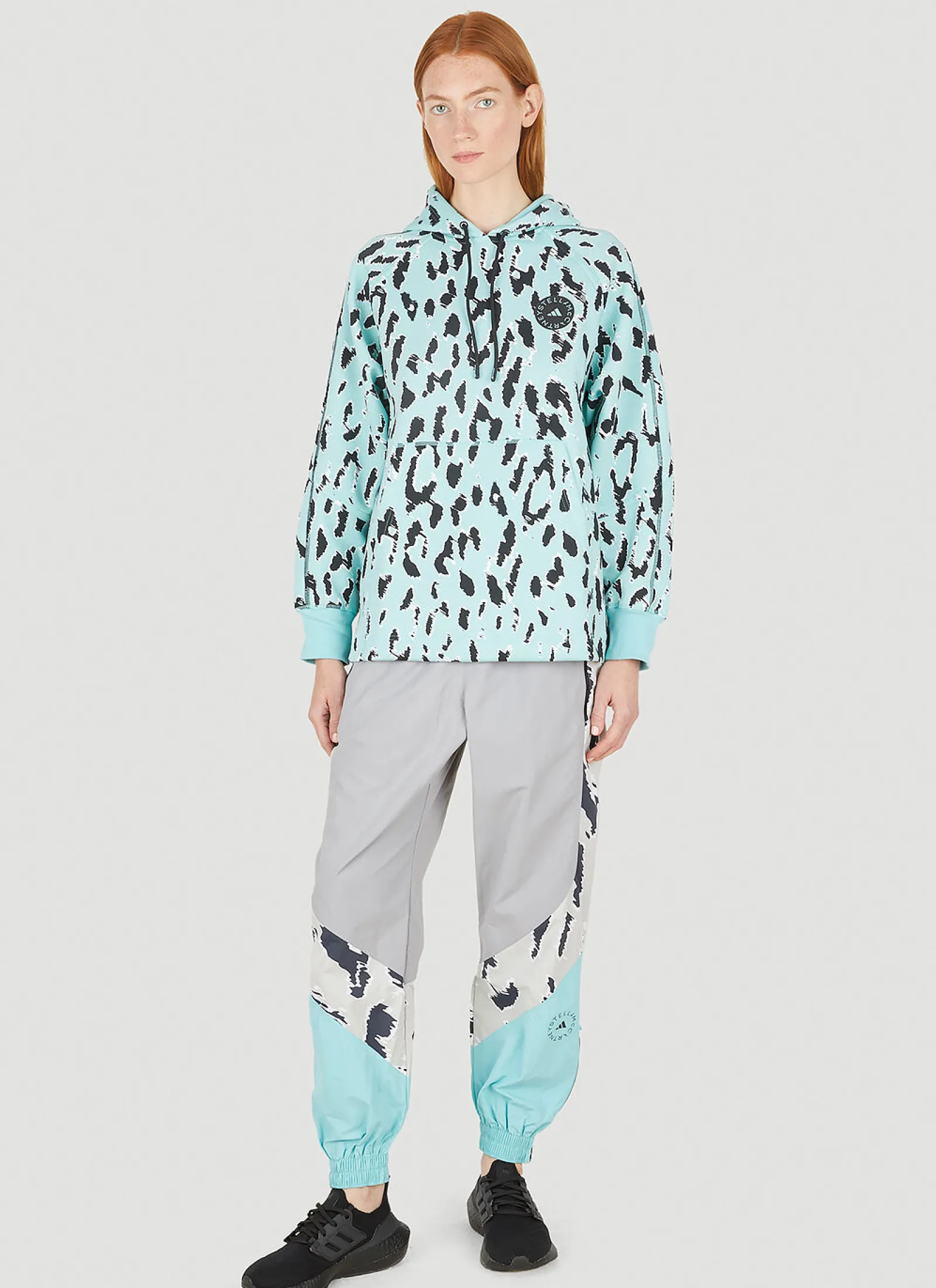 Leopard Print Hooded Sweatshirt>adidas by Stella McCartney Best
