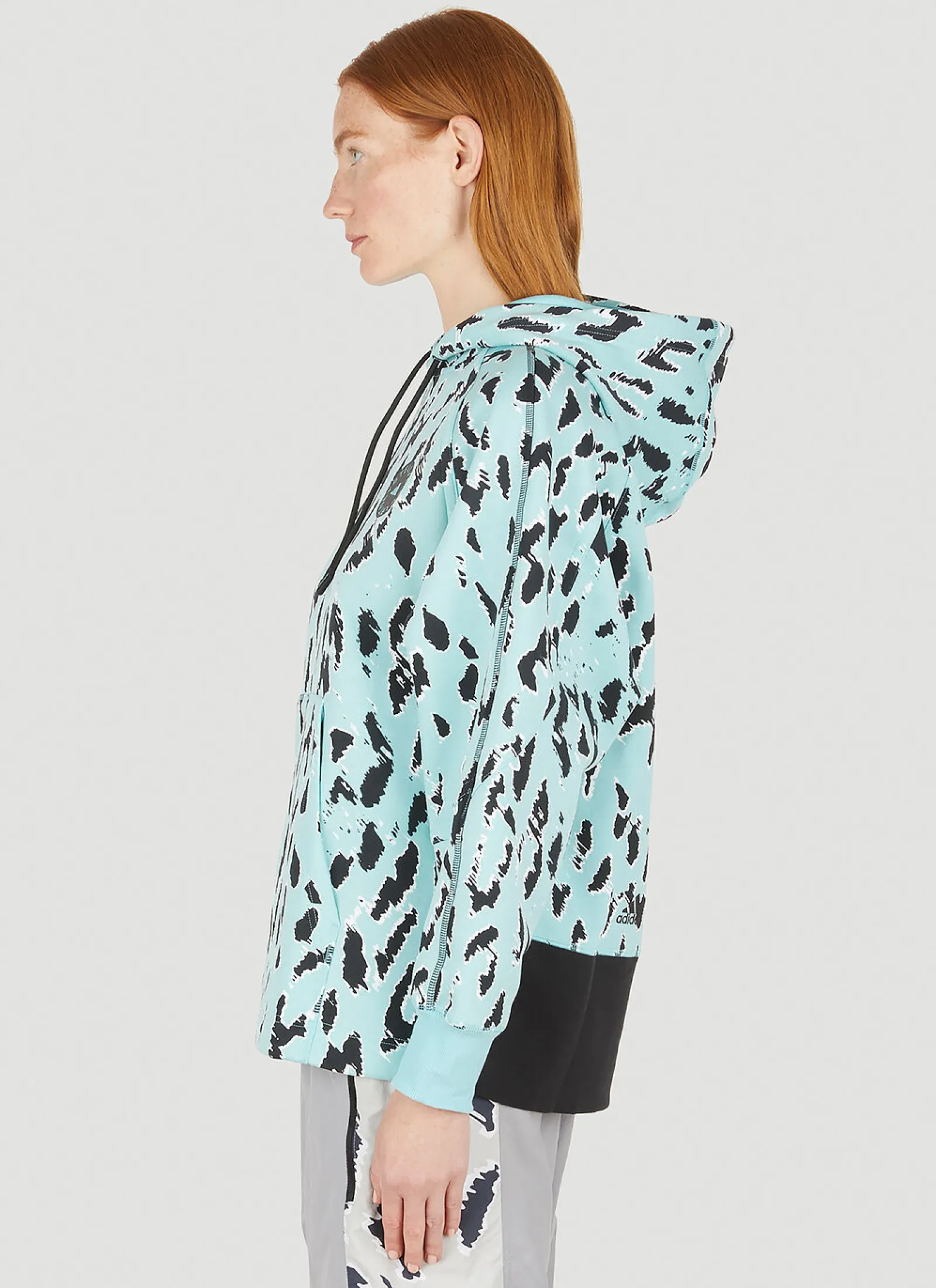 Leopard Print Hooded Sweatshirt>adidas by Stella McCartney Best