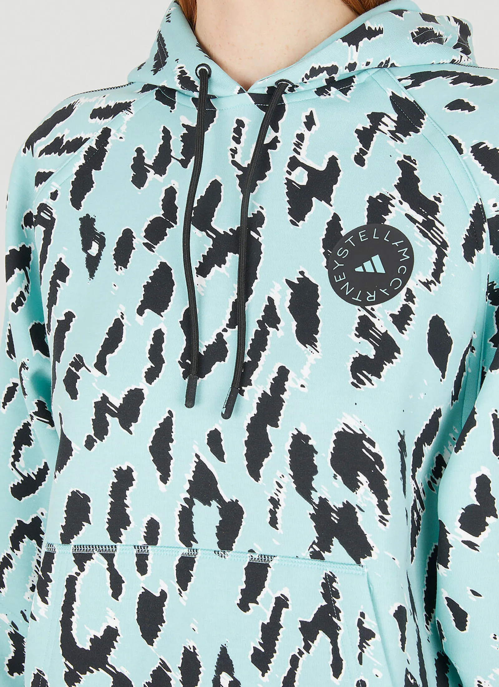 Leopard Print Hooded Sweatshirt>adidas by Stella McCartney Best