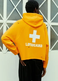 Men Liberal Youth Ministry Sweatshirts^Lifeguard Distressed Hooded Sweatshirt