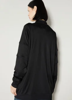 Logo Applique Zip-Up Sweatshirt></noscript>MM6 Maison Margiela Discount