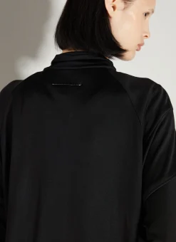 Logo Applique Zip-Up Sweatshirt></noscript>MM6 Maison Margiela Discount