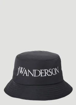 Men JW Anderson Hats^Logo Bucket Hat
