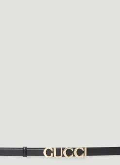 Men Gucci Belts^Logo Buckle Belt