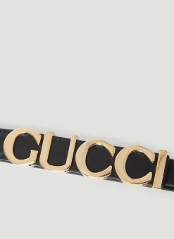 Men Gucci Belts^Logo Buckle Belt