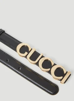 Men Gucci Belts^Logo Buckle Belt