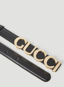 Men Gucci Belts^Logo Buckle Belt