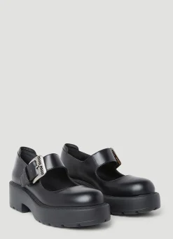Logo Buckle Mary Jane Platforms>Miu Miu Online