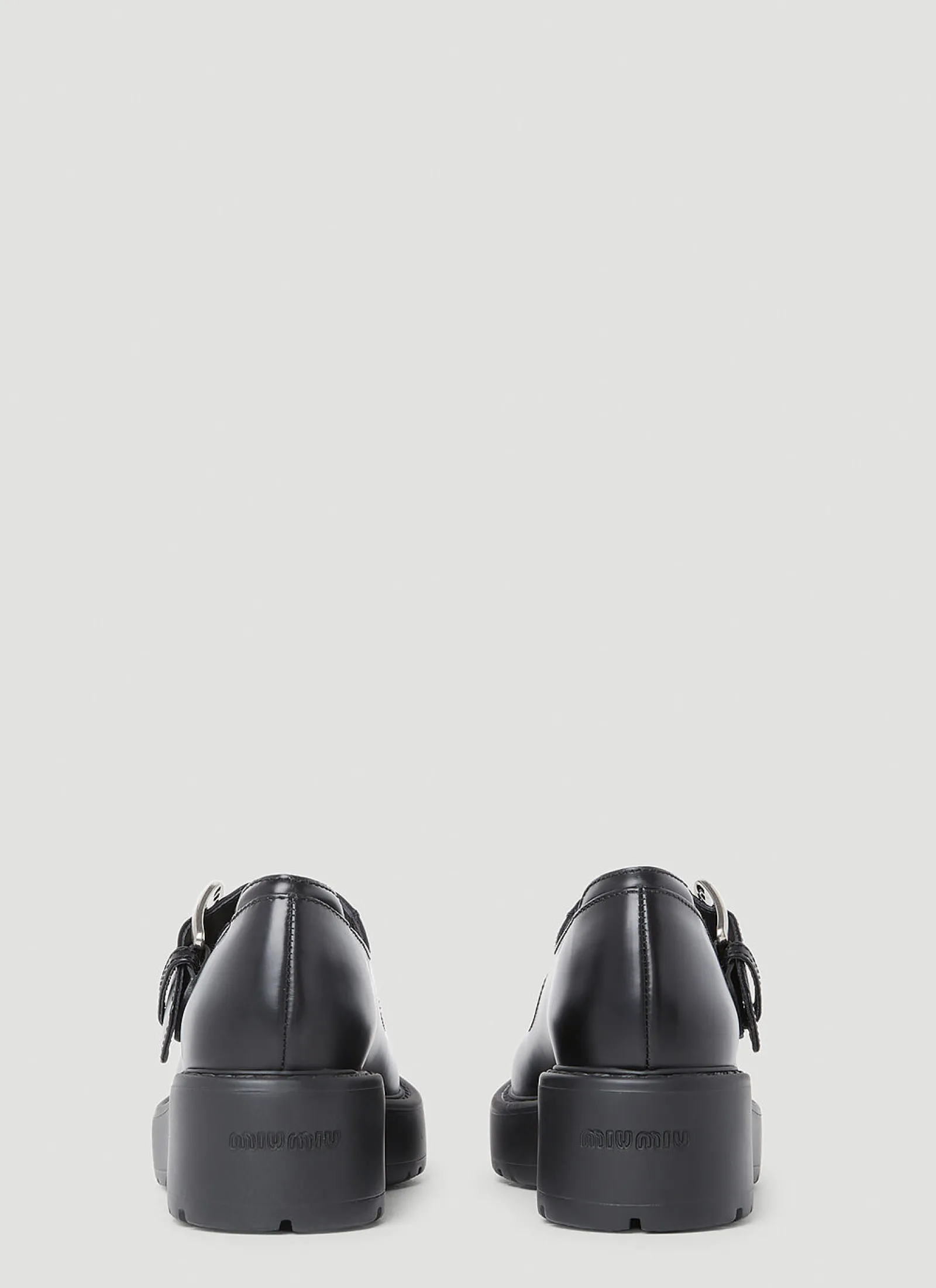 Logo Buckle Mary Jane Platforms>Miu Miu Online