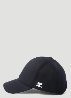 Men Courrèges Hats^Logo Cotton Baseball Cap