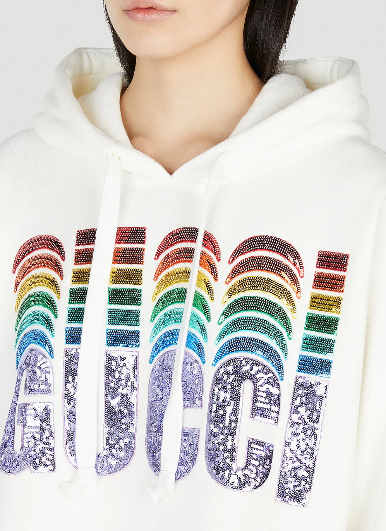Logo Embellished Hooded Sweatshirt>Gucci Sale