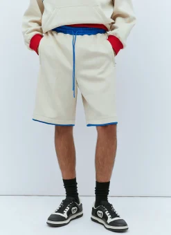 Men Gucci Shorts^Logo Embossed Basket Shorts