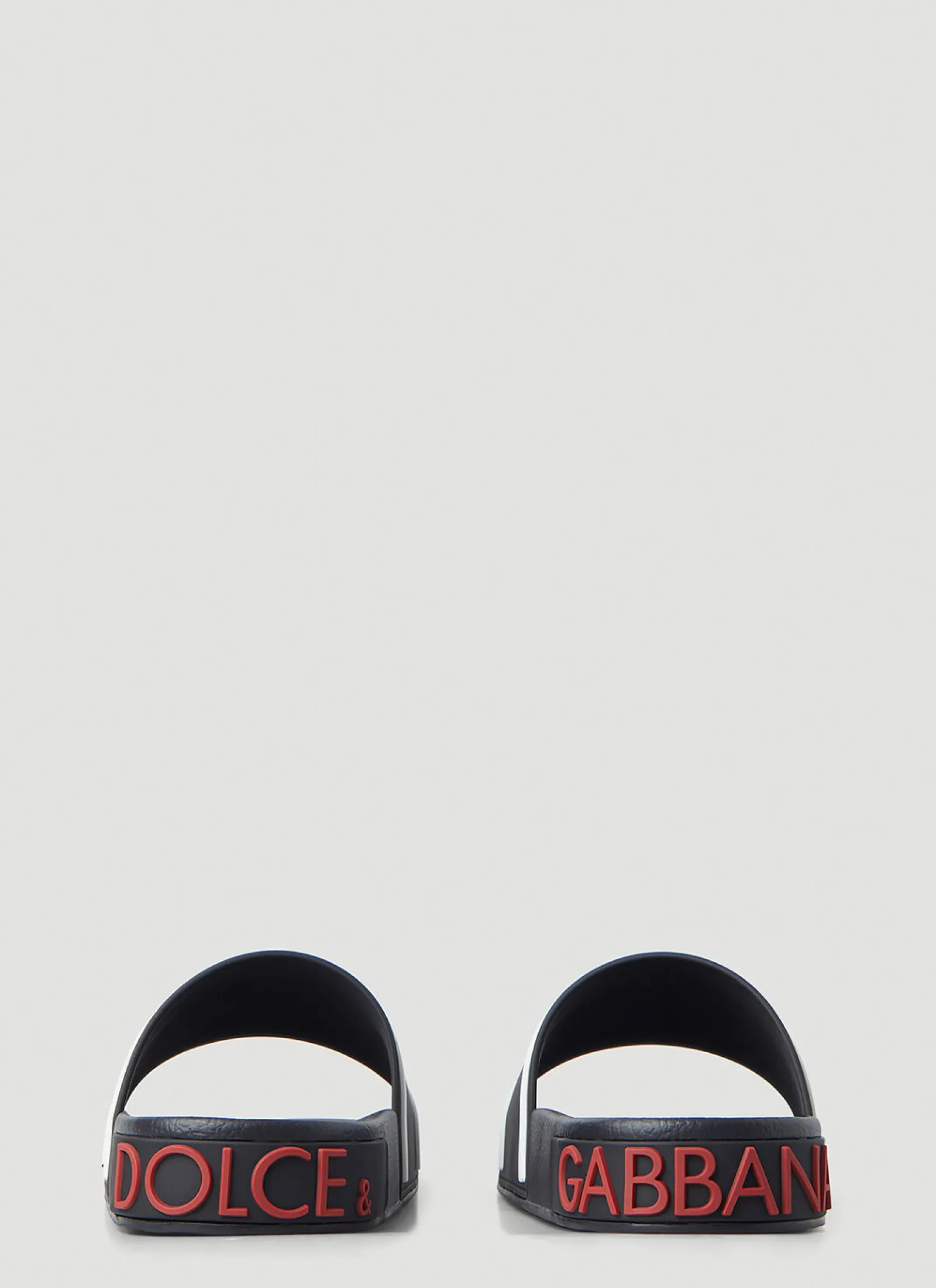 Logo Embossed Slides>Dolce & Gabbana New