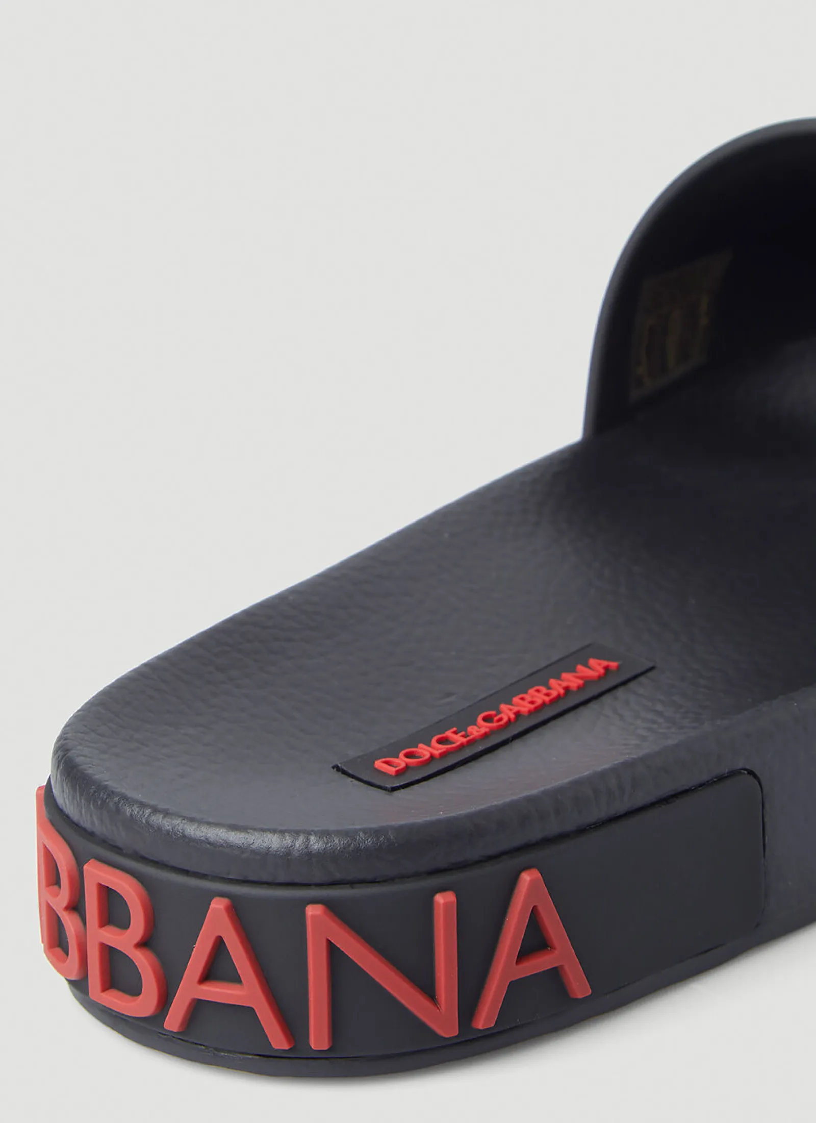 Logo Embossed Slides>Dolce & Gabbana New