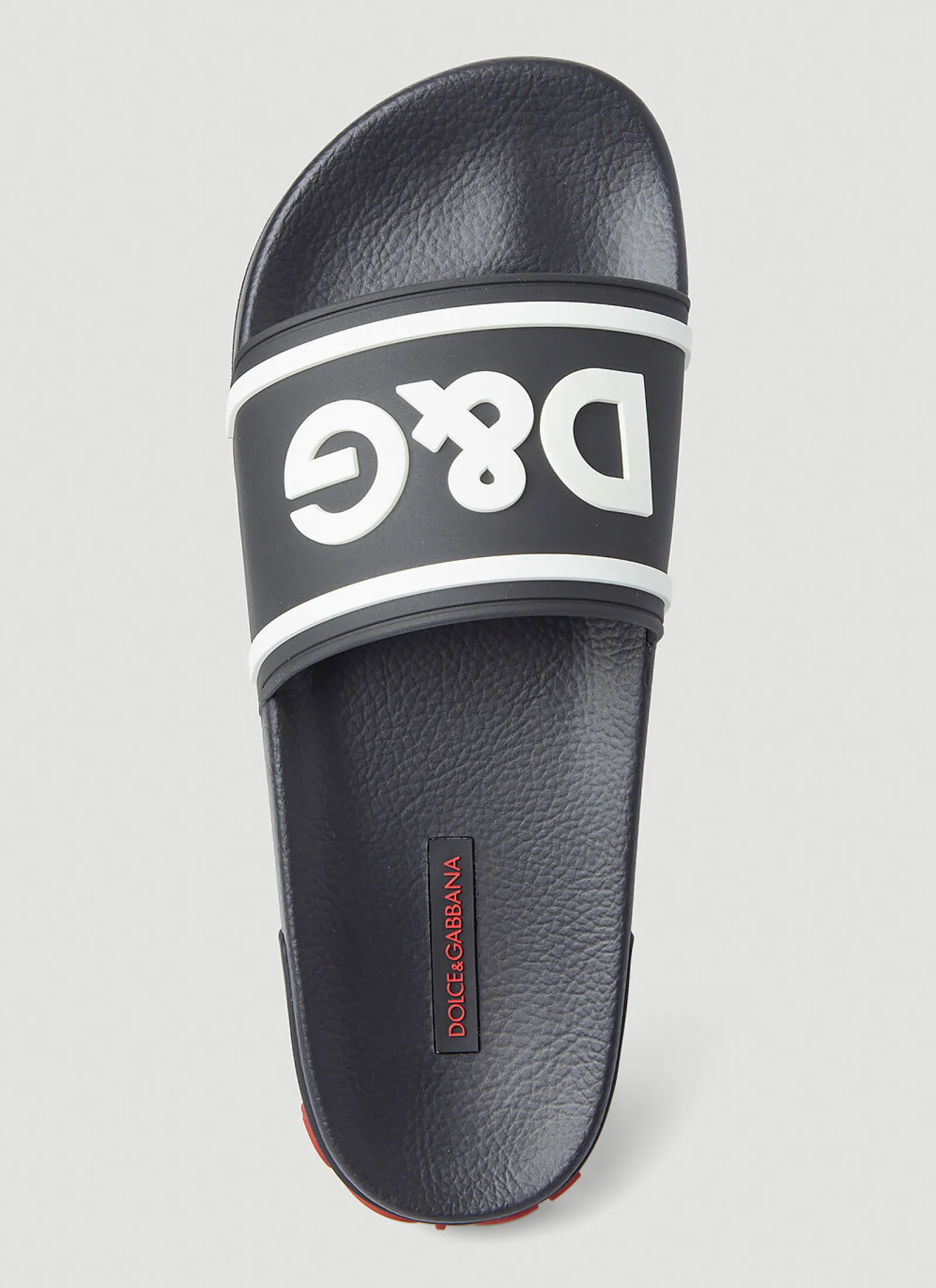 Logo Embossed Slides>Dolce & Gabbana New