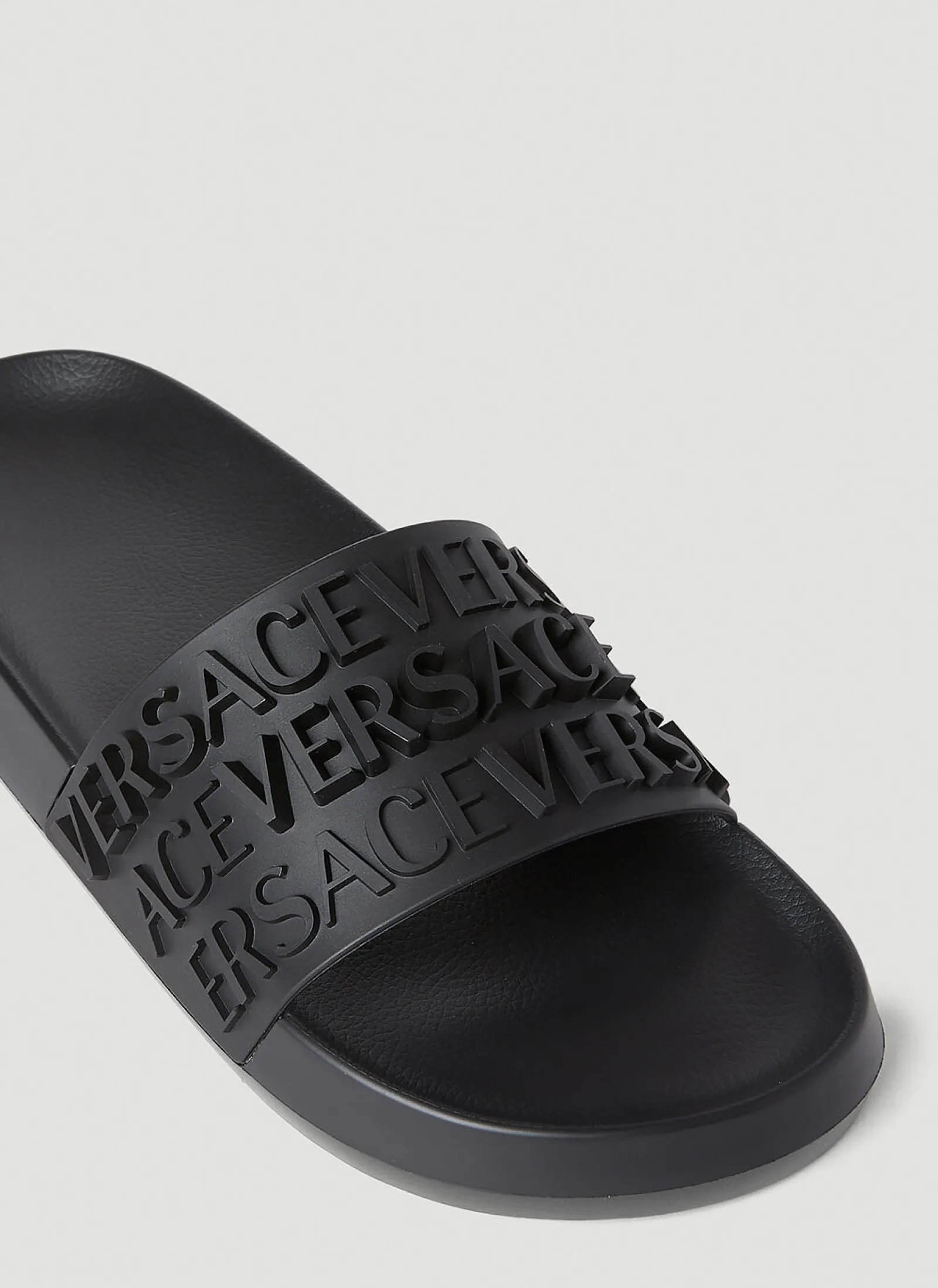 Men Versace Slides^Logo Embossed Slides