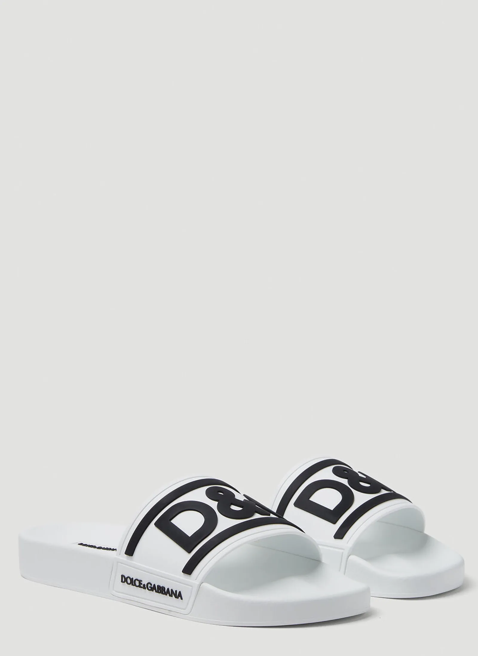 Logo Embossed Slides>Dolce & Gabbana Hot