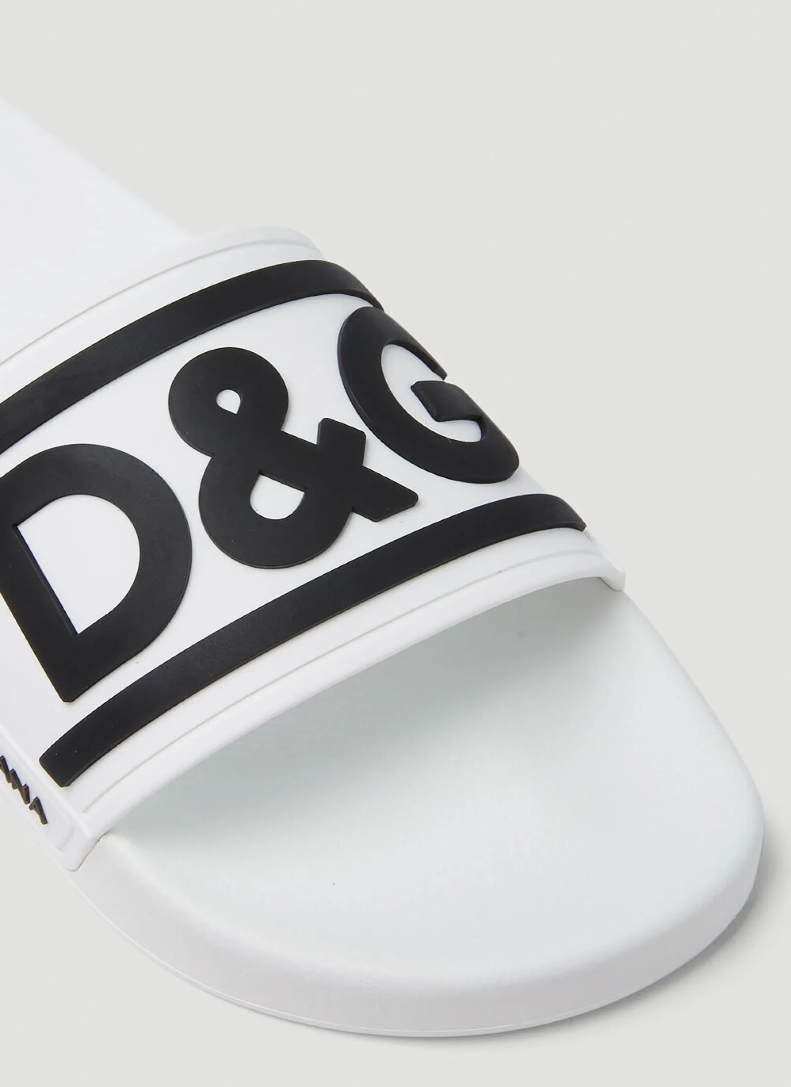 Logo Embossed Slides>Dolce & Gabbana Hot