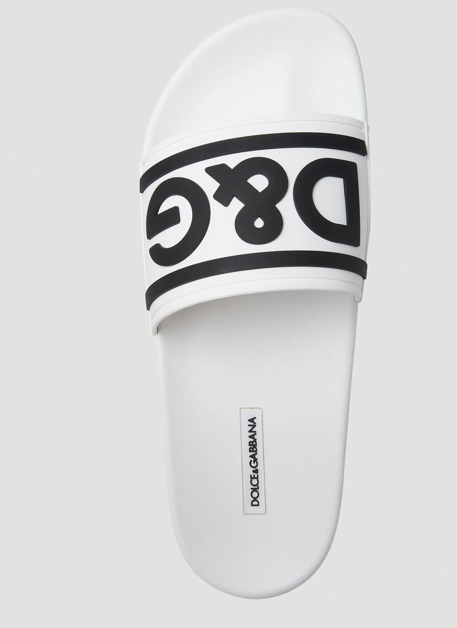 Logo Embossed Slides>Dolce & Gabbana Hot
