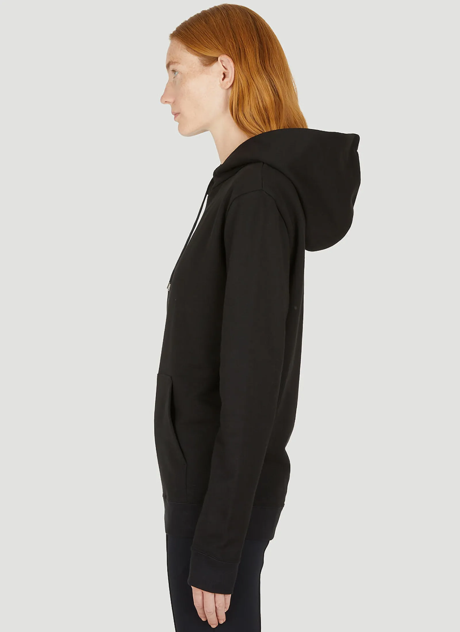 Logo Embroidered Hooded Sweatshirt>Saint Laurent Clearance