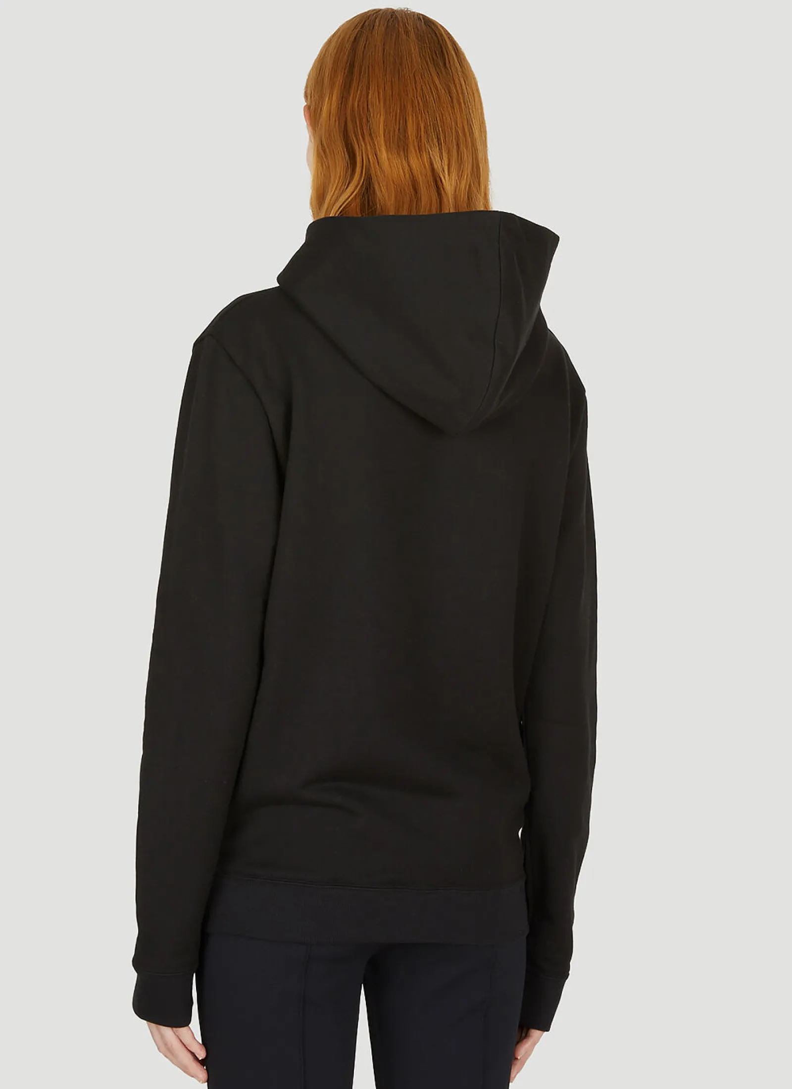 Logo Embroidered Hooded Sweatshirt>Saint Laurent Clearance