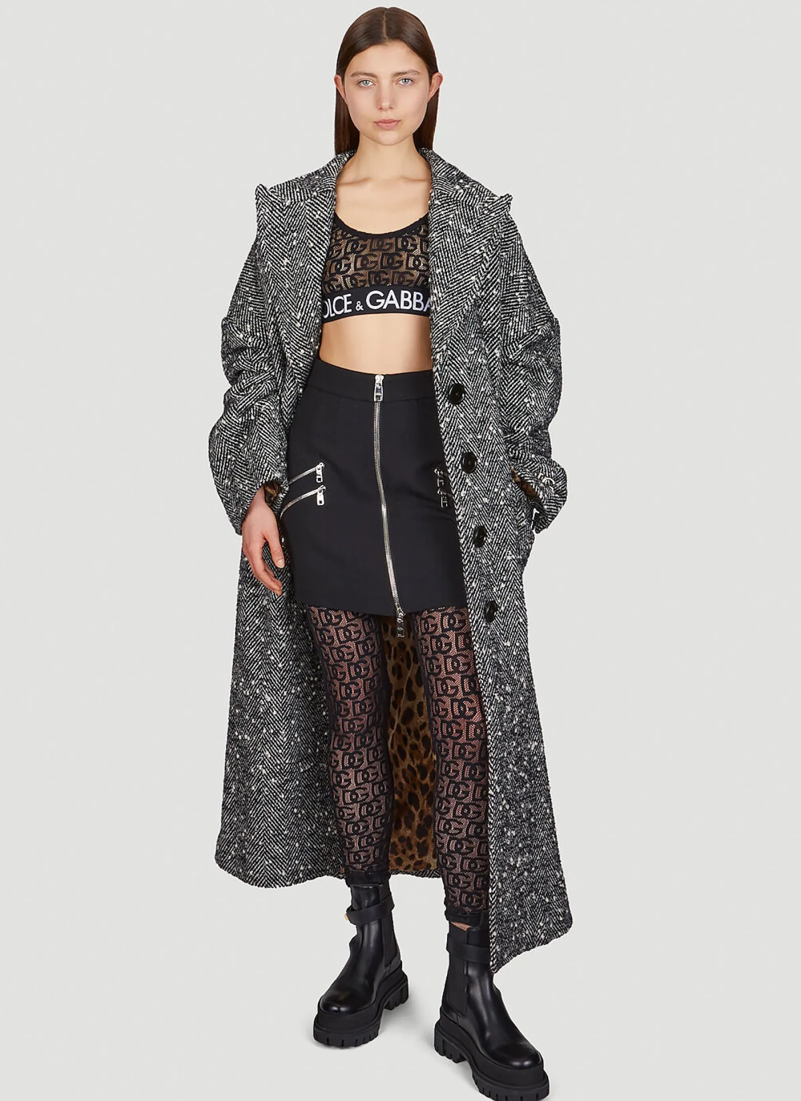 Logo Embroidery Bra Top>Dolce & Gabbana New