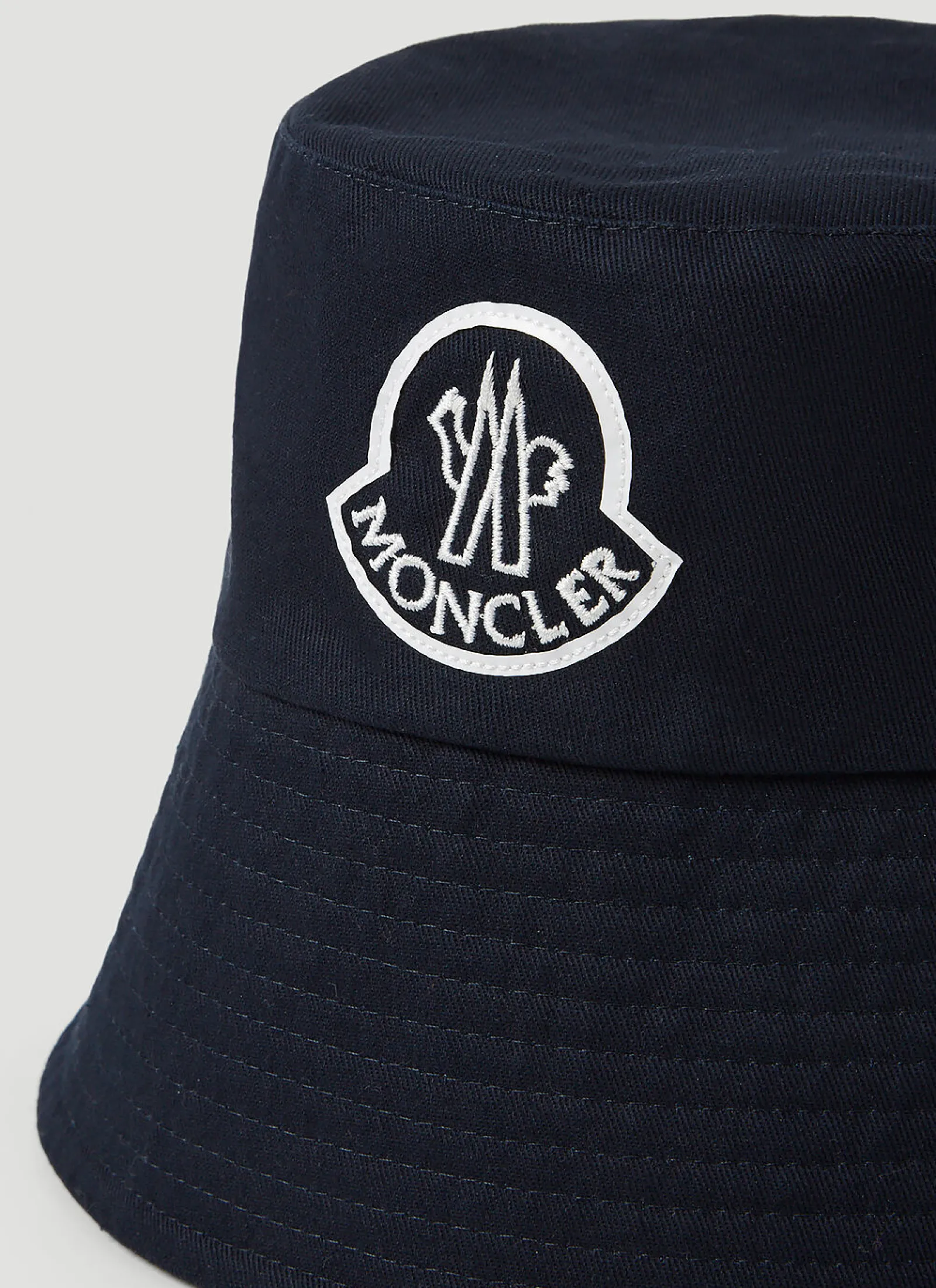 Men Moncler Hats^Logo Embroidery Bucket Hat