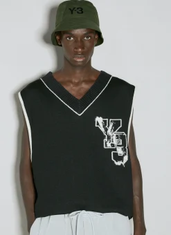 Men Y-3 Hats^Logo Embroidery Bucket Hat