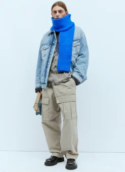 Men Acne Studios Pants^Logo Embroidery Cargo Pants