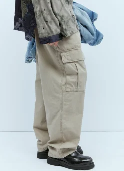 Men Acne Studios Pants^Logo Embroidery Cargo Pants
